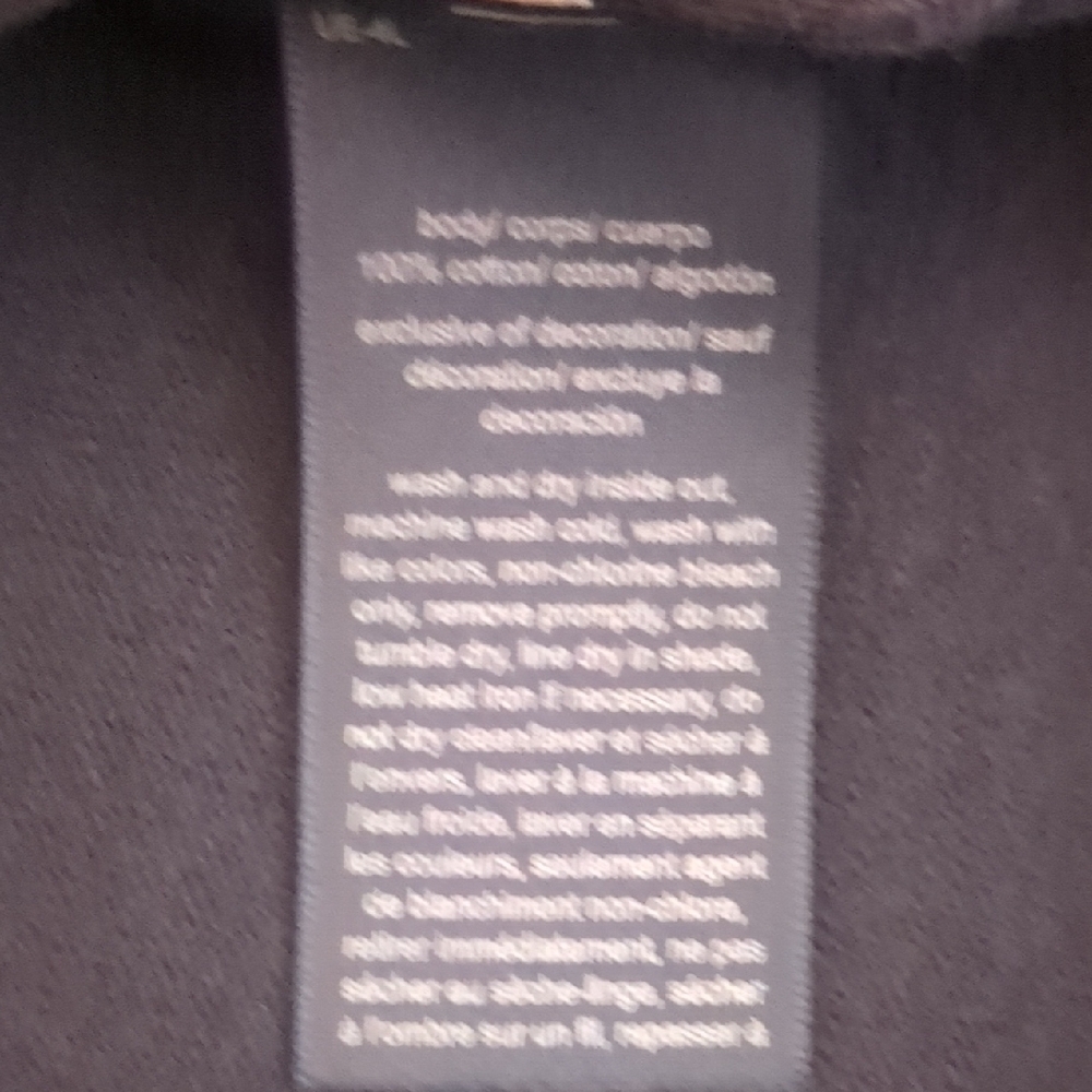 Women's Navy Sweater with Stud Accents - Picture 5 of 8